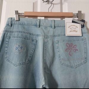 Paul & Shark Women's Denim Jeans with Embroidery